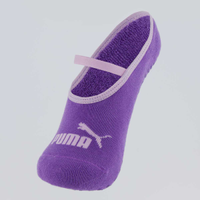 Meia Puma Pilates Feminina Roxa e Lilás