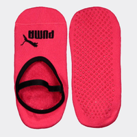 Meia Puma Pilates Feminina Vermelha
