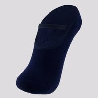 Meia Selene Sapatilha Antiderrapante Feminina Azul Marinho