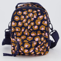 Mochila Farm Mini Borogodó Leopard Pop Azul