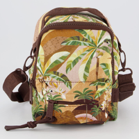 Mochila Farm Mini Borogodó Rio de Mosaico Marrom
