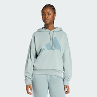 Moletom Adidas Big Logo com Capuz Feminino Verde