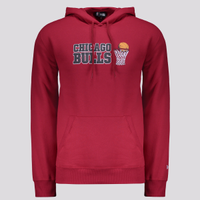 Moletom New Era NBA Chicago Bulls Vermelho