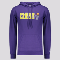 Moletom New Era NBA Los Angeles Lakers Core Roxo
