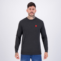Moletom Pullover Vasco Conto Cinza Escuro
