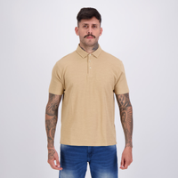 Polo Aramis Malha Tricot Bege
