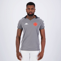 Polo Kappa Vasco Supporter 2023 Cinza