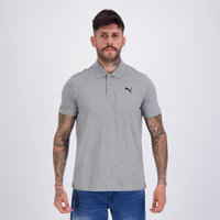 Polo Puma Ess Pique Cinza