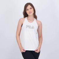 Regata Fila Basic II Feminina Preta e Branca