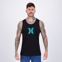 Regata Hurley Silk Icon Preta e Verde