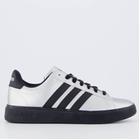 Tênis Adidas Grand Court 2.0 Feminino Prata e Preto