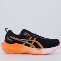 Tênis Asics Gel Shogun 8 Feminino Preto e Laranja