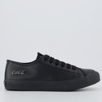 Tênis Coca Cola Basket Floater Low Feminino All Black