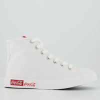Tênis Coca Cola Blend Basic Hi Feminino Branco
