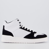 Tênis Coca Cola Daydream High Feminino Branco e Preto