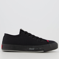 Tênis Coca Cola Daytona Feminino All Black