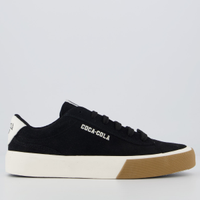 Tênis Coca Cola Dust Suede Feminino Preto