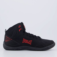 Tênis Everlast Station 3 Preto e Vermelho