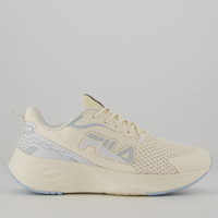 Tênis Fila Racer Comet Feminino Bege e Branco