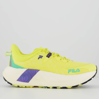Tênis Fila Racer Skytrail Feminino Amarelo e Roxo