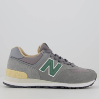 Tênis New Balance 574 V2 Feminino Cinza e Verde