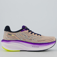 Tênis Olympikus Corre Max Feminino Bege e Roxo