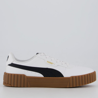 Tênis Puma Carina 3.0 Feminino Branco e Marrom