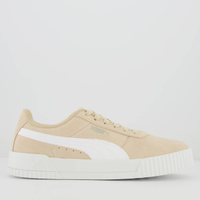 Tênis Puma Carina BDP Feminino Bege e Branco