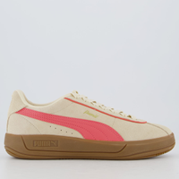 Tênis Puma Club Klassika SD Feminino Bege e Rosa