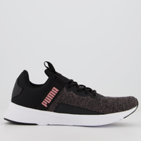 Tênis Puma Flyer Beta BDP Feminino Preto e Rosê
