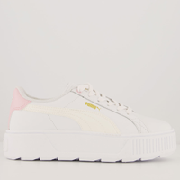 Tênis Puma Karmen L Feminino Branco e Rosa