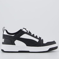 Tênis Puma Rebound V6 Feminino Preto e Branco