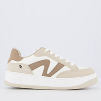 Tênis Via Marte V209 Feminino Branco e Bege