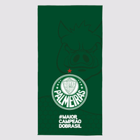 Toalha de Banho Palmeiras Escudo Verde
