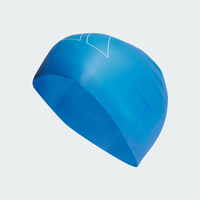 Touca de Natação Adidas Adult Logo Cap Azul e Branca