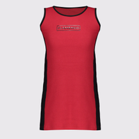 Vestido Flamengo Platform Infantil Vermelho
