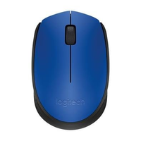 Mouse sem fio Logitech M170 com Design Ambidestro Compacto, Conexão USB e Pilha Inclusa, Azul - 910-004800