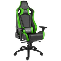 Cadeira Gamer Alpha Gamer Polaris Racing Edition, Até 150Kg, Cilindro de Gás 4, Descanso de Braço 4D, Preto e Verde - AGPOLARISRE-BK-GRN