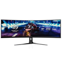 Monitor Gamer Curvo ASUS ROG Swift 49", DFHD, UltraWide, 144Hz, FreeSync Premium Pro, HDR 400, Altura Ajustável, Som Integrado - XG49VQ