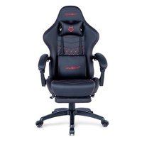 Cadeira Gamer Husky Tempest 700, Até 145kg, Almofadas, Reclinável 150º, PU, Descanso para Pés, Preta e Vermelha - HCG700PTVR
