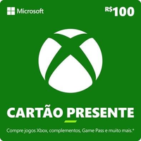 Gift Card Xbox: 100 Reais - Código Digital