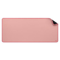 Mousepad Desk Mat Logitech Studio Series, Grande 300x700mm, Antiderrapante, Design Resistente a Respingos, Rosa - 956-000048