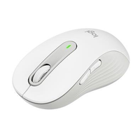 Mouse Sem Fio Logitech Signature M650 L 2000 DPI, Design Padrão, 5 Botões, Silencioso, Bluetooth, USB, Branco - 910-006233