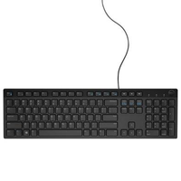 Teclado Multimídia Dell, ABNT2, Preto - KB216