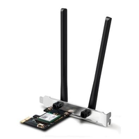 Adaptador de Rede Mercusys MA80XE, Sem Fio, 2402 Mbps, 2 Antenas, Preto - MA80XE