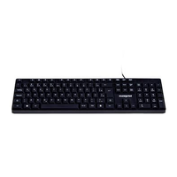 Teclado Maxprint OFFICEEASY , Multimidia por FN, USB 2.0, ABNT2, Preto - 60000153