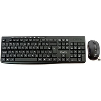 Kit Teclado e Mouse Sem Fio Keytime Smathink, Membrana, Full Size, ABNT2, 1600DPI, Preto - KYT00014