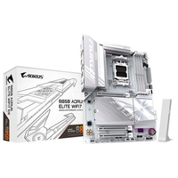 Placa Mãe Gigabyte B850 AORUS ELITE WIFI7 ICE, AMD AM5, ATX, DDR5, RGB, Wi-Fi 7, Bluetooth, Branca - B85EL7E-00