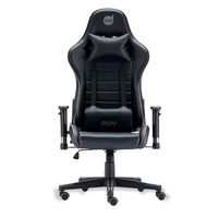 Cadeira Gamer DAZZ PRIME X V2, para Até 140KG, Inclinação 180 Graus, Claase 4 Preto e Cinza - 62000154