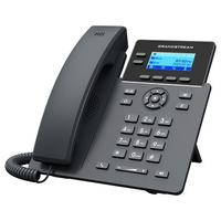 Telefone IP Grandstream, Visor LCD, 4 contas SIP, 2 Linhas, POE, Preto - GRP2602G